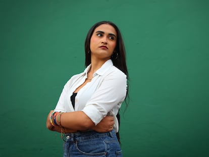 Angélica Ángel, activista venezolana, en Bogotá.