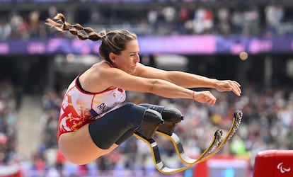  Sara Andrés durante los Juegos de París.