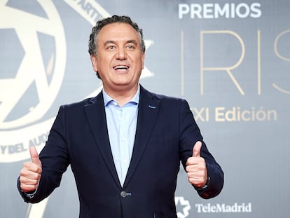 Roberto Brasero en los premiso Iris de 2019.