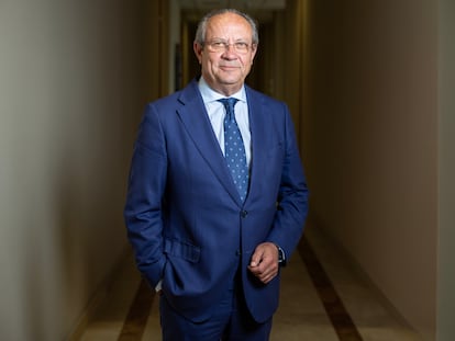 Juan Alfonso Ruiz Molina, consejero de Hacienda de Castilla-La Mancha, en las oficinas de la consejería (Toledo).