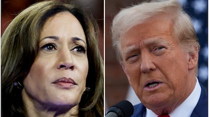 Kamala Harris y Donald Trump.