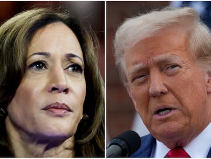 Kamala Harris y Donald Trump.