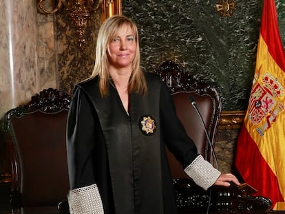 La nueva presidenta del Consejo General del Poder Judicial y del Tribunal Supremo, Isabel Perelló.