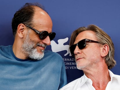 Luca Guadagnino y Daniel Craig en el Festival de Venecia.