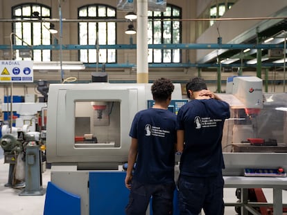 Un centro de Formación Profesional en Barcelona, en 2022.