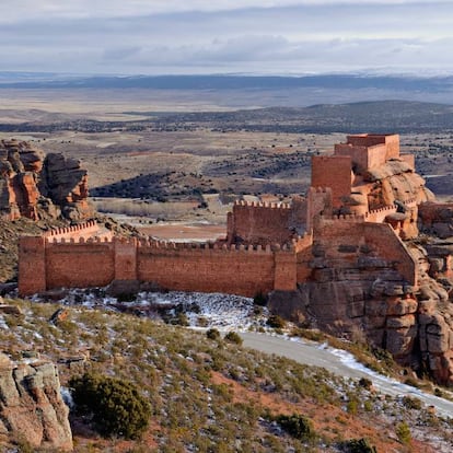 El castillo de Peracense, en la provincia de Teruel.