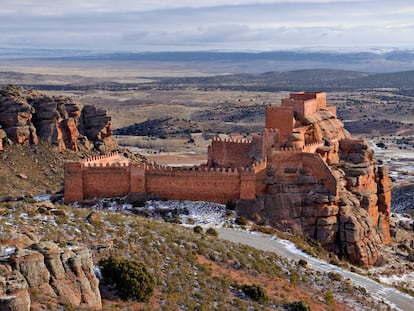 El castillo de Peracense, en la provincia de Teruel.