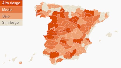 Mapa | ¿Qué municipios están en alerta por calor? Compruebe si hay riesgo para la salud en su localidad  