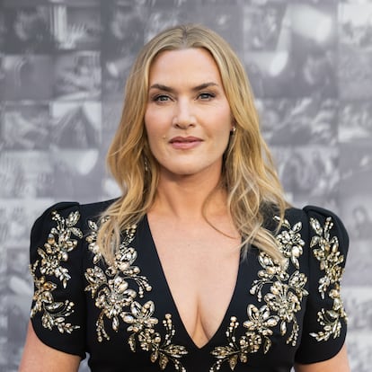 Kate Winslet a su llegada al estreno de 'Lee' en Londres.