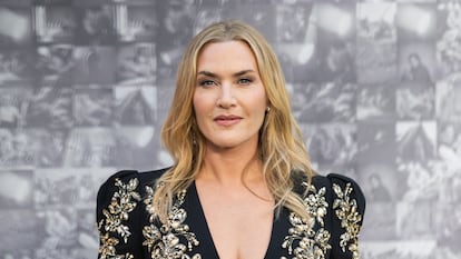 Kate Winslet a su llegada al estreno de 'Lee' en Londres.