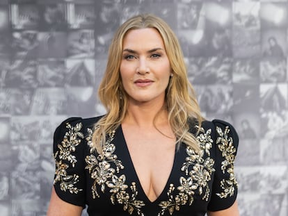 Kate Winslet a su llegada al estreno de 'Lee' en Londres.