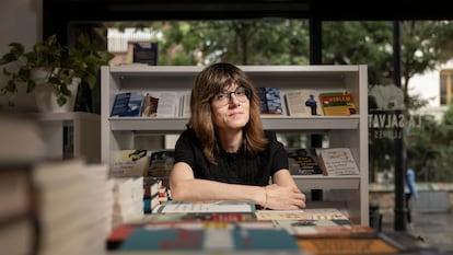 Rebeca Martín, en la presentación de su libro 'Crímenes pregonados' en 2024.