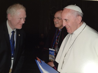 Pope Francis  and Bill Sullivan Mar 2016